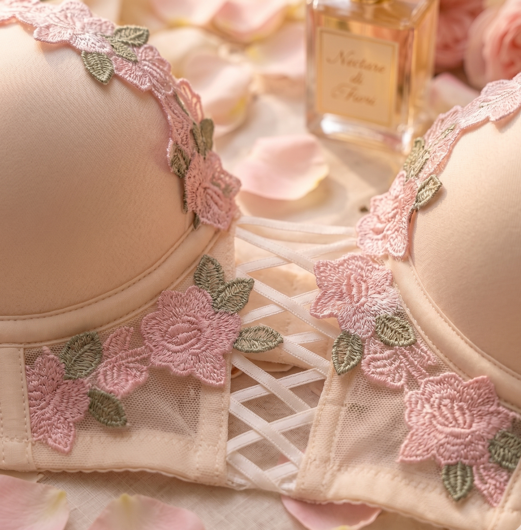 Bloom white floral set