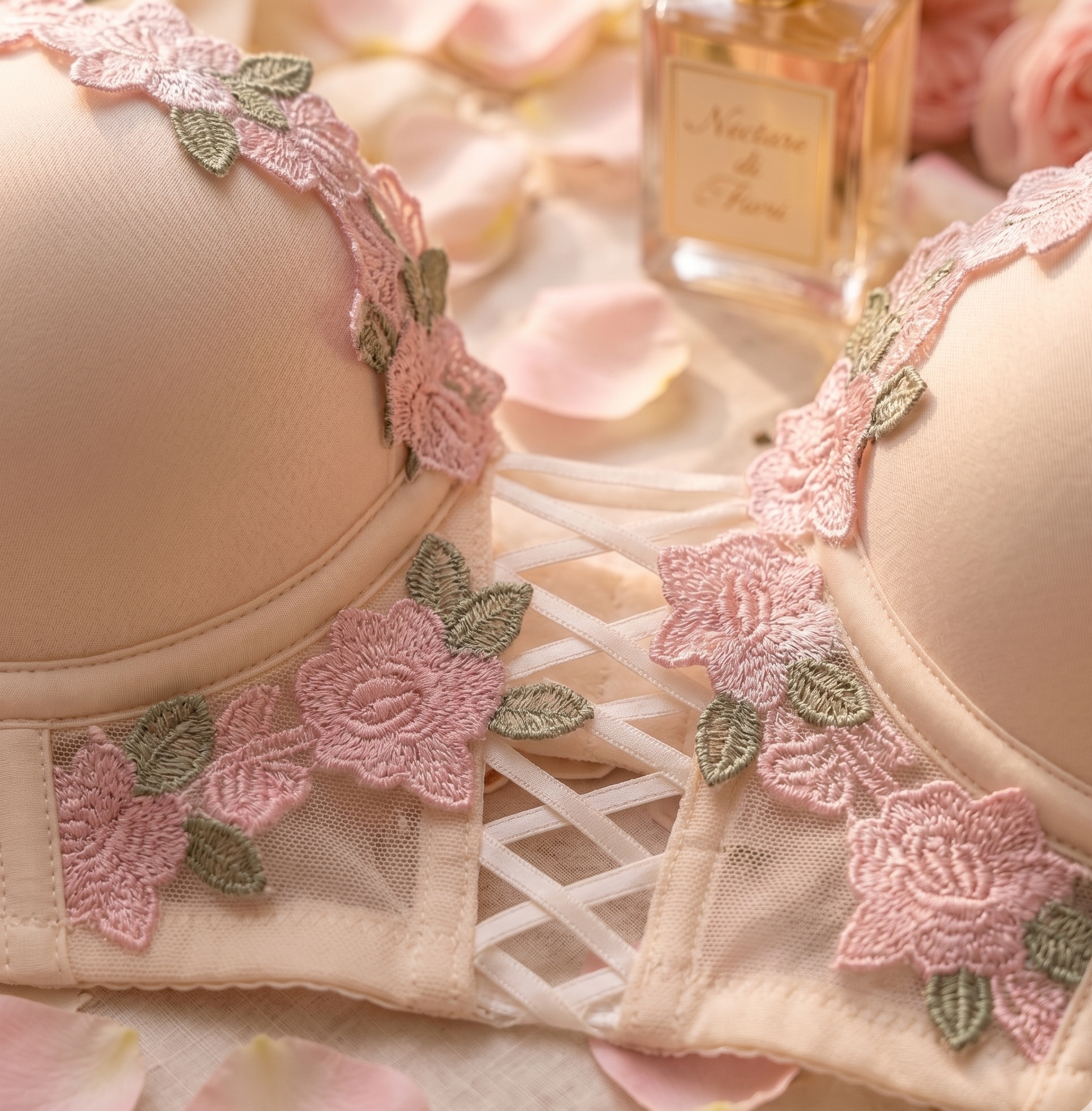 Bloom white floral set